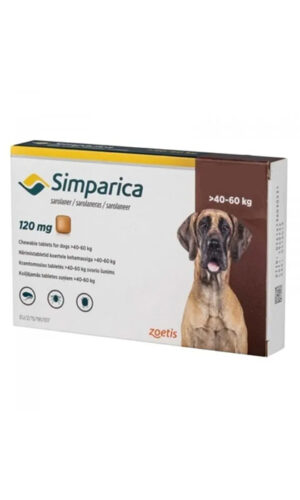 Simparica 40 a 60 kg - 3 Unidades