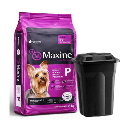 maxine ad rp MAXINE Adulto Raza pequeña X 21Kg + contenedor!! - Imagen 1