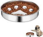 Plato Perro Huella Sin Goma Goma Plateado - Imagen 2