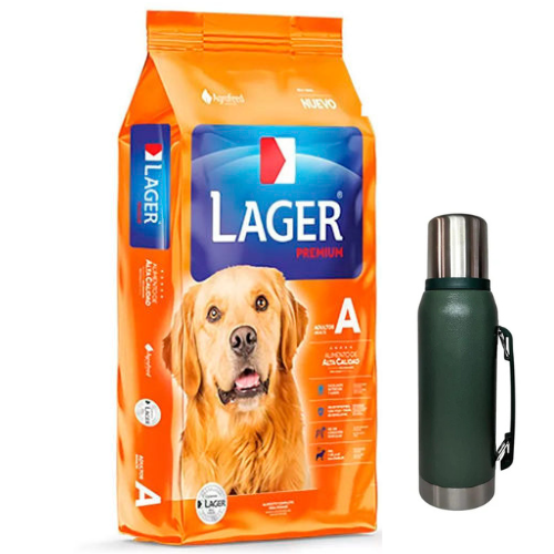 Diseño sin título (26) LAGER Perro adulto X 25Kg + TERMO - Imagen 1
