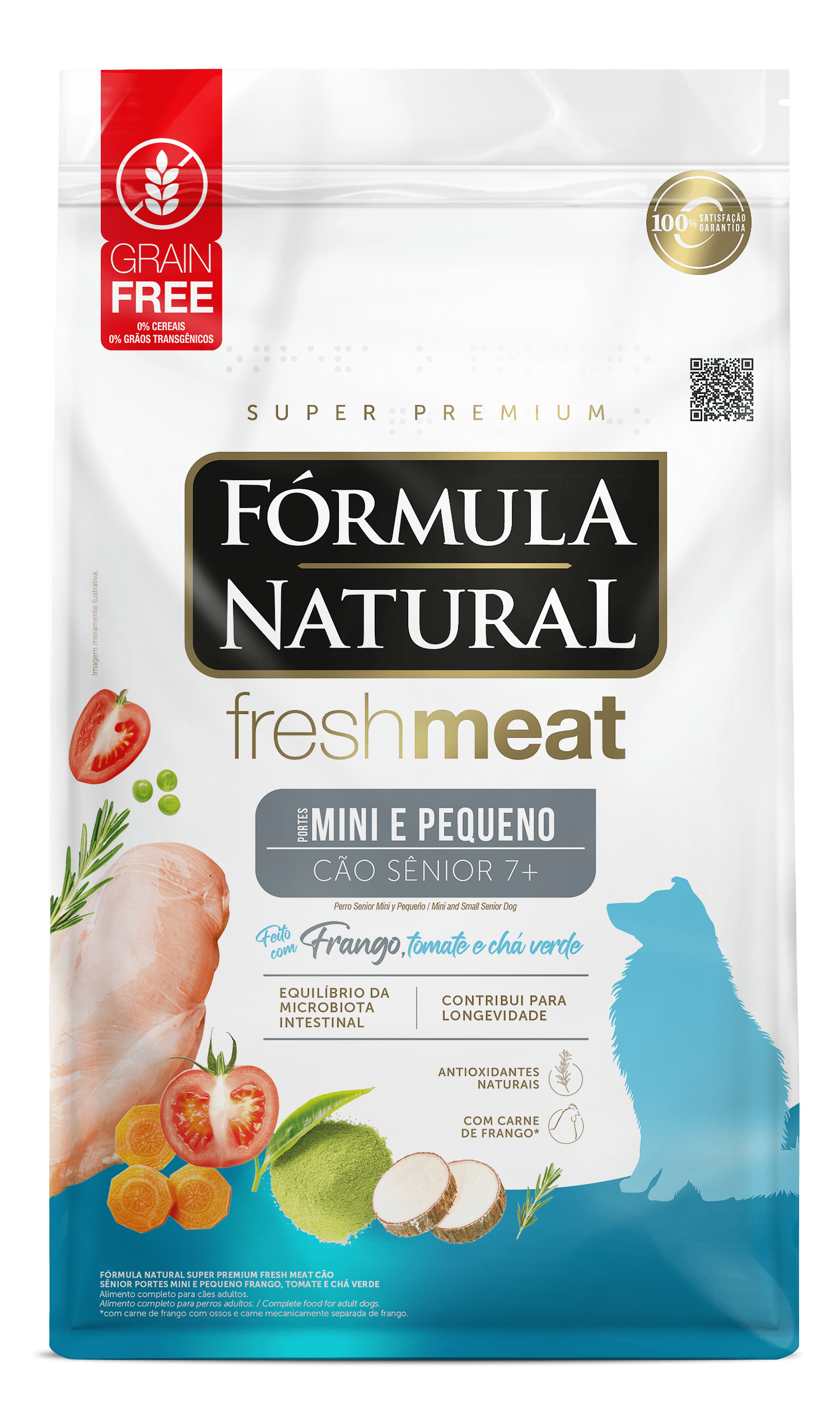 FN_FRESH_MEAT_CAES_SENIOR_MINPEQ_FRENTE Formula Natural FRESH MEAT Razas mini y pequeñas, con pollo, tomate y té verde. 1Kg - Imagen 1