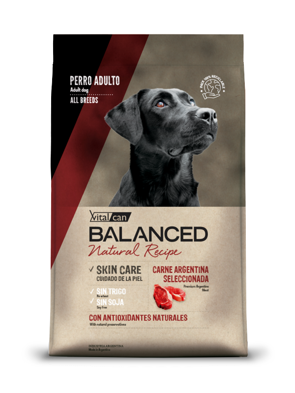 BALANCED CARNE ARGENTINA Perro Adulto 17kg (15+2)
